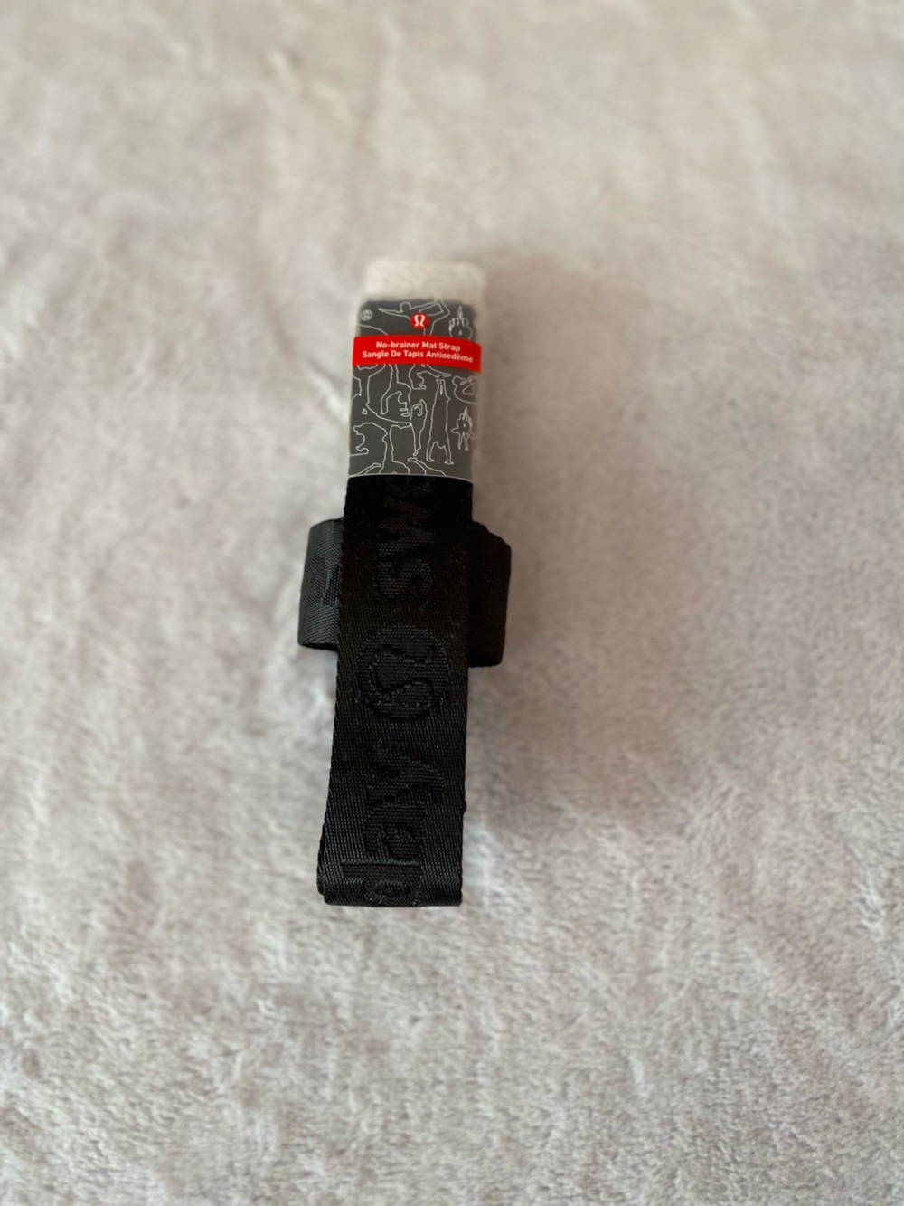 Lululemon no brainer black mat strap
